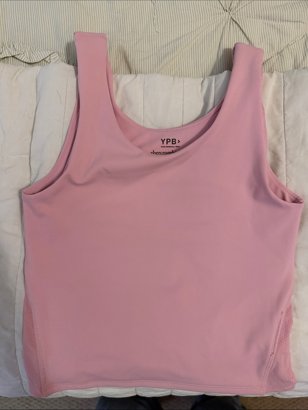 Abercrombie & Fitch Light Pink Scoop Tank